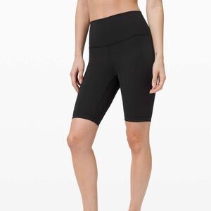 Lululemon Black Wunder Under Shorts 10" Earth Day Edition